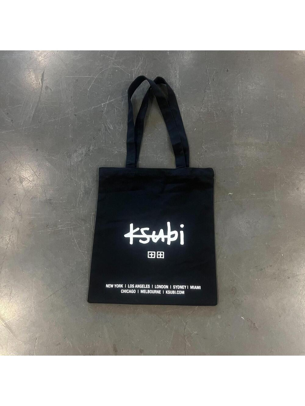 Ksubi Heavy Canvas Tote Black • Medium